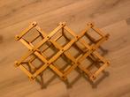 Wijnrek hout, Huis en Inrichting, Woonaccessoires | Wijnrekken, Ophalen, 5 tot 15 flessen, Zo goed als nieuw, Minder dan 50 cm