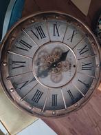 Bronzen stoere klok van J.P. Bassett, Huis en Inrichting, Ophalen of Verzenden, Gebruikt, Wandklok