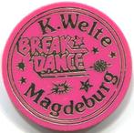 Kermis penning Break Dance K. Welte, Ophalen of Verzenden, Overige materialen