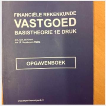 studieboek financiele rekenkunde Vastgoed Makelaardij beschikbaar voor biedingen