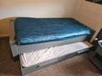 Bed met bureau  1 matras, Ophalen of Verzenden, Gebruikt, Eenpersoons, 90 cm