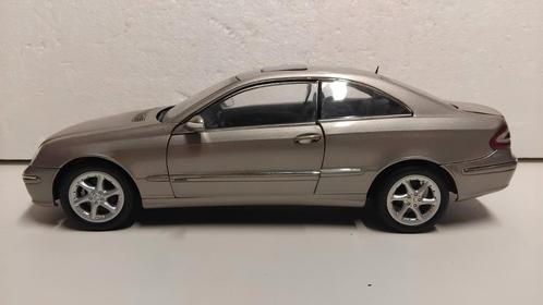 Mercedes Benz CLK coupe greybrons metallic KYOSHO 1:18 KRD, Hobby en Vrije tijd, Modelauto's | 1:18, Zo goed als nieuw, Auto, Kyosho