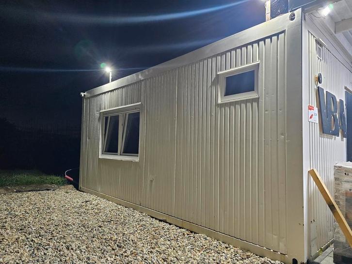 Kantoorunit gerenoveerd met veranda totaal 3x12 meter, Doe-het-zelf en Verbouw, Bouwketen en Schaftketen, Gebruikt, Ophalen of Verzenden