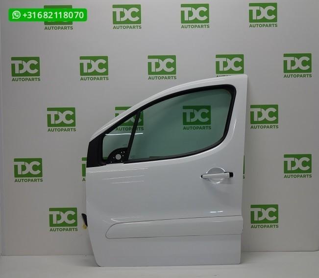 Peugeot Partner ('08-'18) Voorportier links wit, Auto-onderdelen, Carrosserie en Plaatwerk, Deur, Peugeot, Voor, Links, Gebruikt
