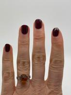 A418 Prachtige zilveren ring fischland maat 17,75, Sieraden, Tassen en Uiterlijk, Ophalen of Verzenden, Zilver, Ring, Met edelsteen