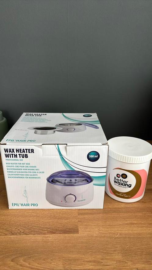 Hars/wax set: wax heater en soft wax, Sieraden, Tassen en Uiterlijk, Uiterlijk | Lichaamsverzorging, Nieuw, Overige typen, Ophalen of Verzenden