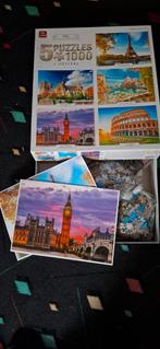 King 5x 1000st puzzels van Highlights, Ophalen of Verzenden, 500 t/m 1500 stukjes, Zo goed als nieuw