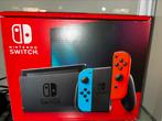 NINTENDO SWITCH V2 Geel/Rose Joy-Cons ZGAN, Ophalen, Zo goed als nieuw, Met 2 controllers, Switch 2019 Upgrade