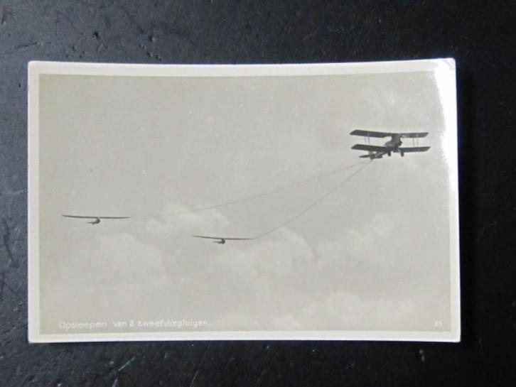 Ph-art - de haviland moth - sportvliegtuig - 25028, Verzamelen, Luchtvaart en Vliegtuigspotten, Zo goed als nieuw, Kaart, Foto of Prent