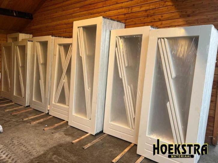 Hardhouten deuren | €195,- per stuk | ACTIE | tuindeuren, Doe-het-zelf en Verbouw, Deuren en Horren, Nieuw, Buitendeur, 200 tot 215 cm