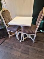 Barok Tafel met 2 Stoelen - Elegant en Stijlvol, Ophalen, Gebruikt, Barok, Minder dan 4 stoelen
