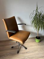 Toon de Wit bureaustoel Schiedam bakkeliet vintage chroom, Ophalen, Gebruikt, Beige, Bureaustoel