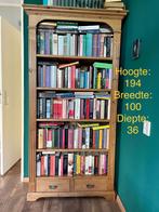 Boekenkast, Huis en Inrichting, Kasten | Boekenkasten, 50 tot 100 cm, 25 tot 50 cm, Teakhout, 150 tot 200 cm