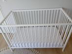 Wit houten ledikant 60x120, Kinderen en Baby's, Ophalen, Gebruikt