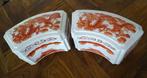 2 chinese porseleinen doosjes met draken in milk and blood, Ophalen of Verzenden
