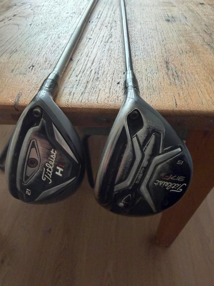Titleist 917F2 15 fairwaywood + 816 H1 21 hybride, Sport en Fitness, Golf, Gebruikt, Club, Callaway, Ophalen of Verzenden