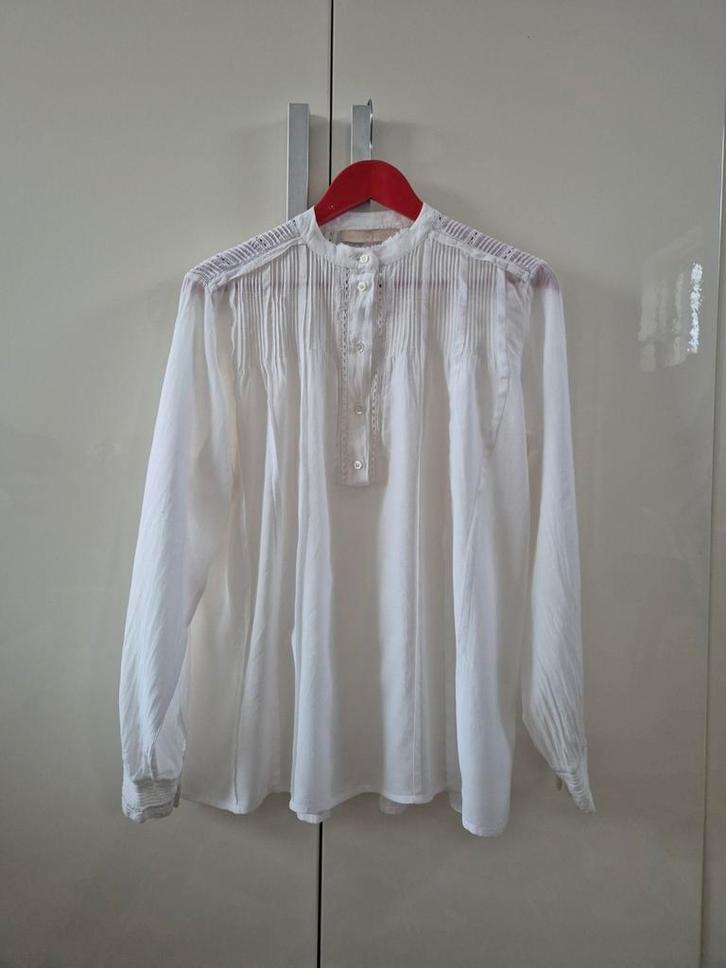 Vanessa Bruno blouse Valdo – off-white – maat 40, Kleding | Dames, Blouses en Tunieken, Maat 38/40 (M), Wit, Ophalen of Verzenden