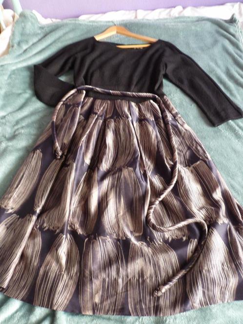 MALIPARMI jurkje nieuw mt.44 made in Italy, Kleding | Dames, Jurken, Nieuw, Maat 42/44 (L), Zwart, Onder de knie, Verzenden
