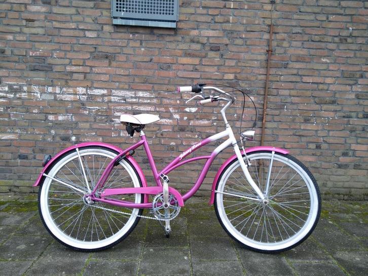 Nette Johnny Loco dames Cruiser 26 inch 3 versnellingen, Fietsen en Brommers, Fietsen | Cruisers en Lowriders, Zo goed als nieuw
