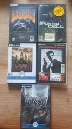 Pc cd-rom spel: 5x schietspel, Spelcomputers en Games, Games | Pc, 1 speler, Ophalen of Verzenden, Zo goed als nieuw