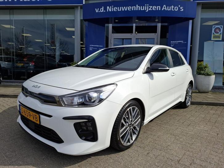 Kia Rio 1.0 T-GDi MHEV GT-Line | Camera | Carplay | Stoelver, Auto's, Kia, Bedrijf, Te koop, Rio, ABS, Achteruitrijcamera, Adaptive Cruise Control
