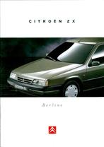 Brochure Citroen ZX Berline 1995, Ophalen of Verzenden, Gelezen, Citroën