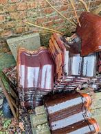 Jos Kurstjens Tegelen Knikpannen, Doe-het-zelf en Verbouw, Dakpannen en Dakbedekking, Ophalen, Gebruikt, Steen of Klei, 15 m² of meer