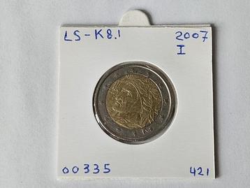 2-euromunt Italië (I) 2007 Koers LS-K8.1 beschikbaar voor biedingen
