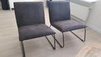 Mooie stoelen / fauteuils, Huis en Inrichting, Stoelen, Ophalen of Verzenden, Gebruikt, Grijs, Twee