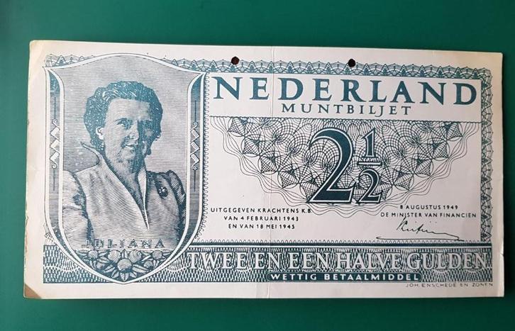 Reclame Muntbiljet Fl. 2,50 van 1973., Postzegels en Munten, Bankbiljetten | Nederland, Los biljet, 2½ gulden, Ophalen of Verzenden