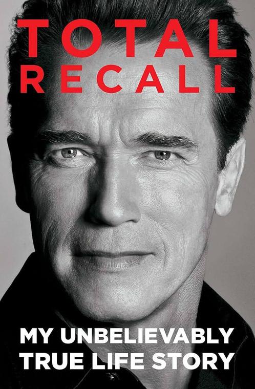 Arnold Schwarzenegger total recall his story book English, Boeken, Biografieën, Gelezen, Ophalen of Verzenden