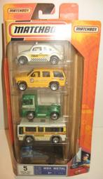 Matchbox 5-pack J4674, Ophalen of Verzenden, Zo goed als nieuw, Auto