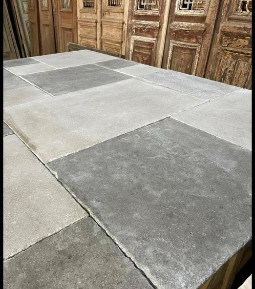 BOURGONDISCHE DALLEN MEDOC GRIS MIX TEGELS, Huis en Inrichting, Stoffering | Vloerbedekking, Nieuw, Ophalen of Verzenden