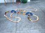 Houten Treinbaan met Bruggen, Ophalen of Verzenden, Gebruikt, Jongen of Meisje