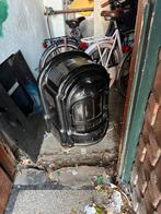 Antieke ~ Art Deco ~  kolenkachel, Huis en Inrichting, Kachels, Ophalen, Gebruikt, Overige brandstoffen, Vrijstaand