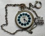 Zakhorloge type ROSKOPF cartridge en trein met ketting, Zakhorloge, Staal, Verzenden, 1900 tot 1930