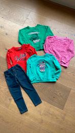 Set 4x truitjes / longsleeve + legging maat 98 /104, Kinderen en Baby's, Gebruikt, Ophalen of Verzenden, Maat 98