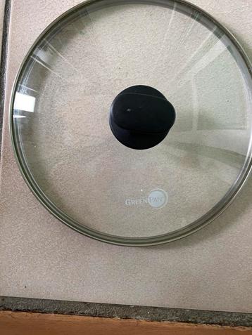 Glazen deksel hapjespan “ greenpan “ 24 cm beschikbaar voor biedingen