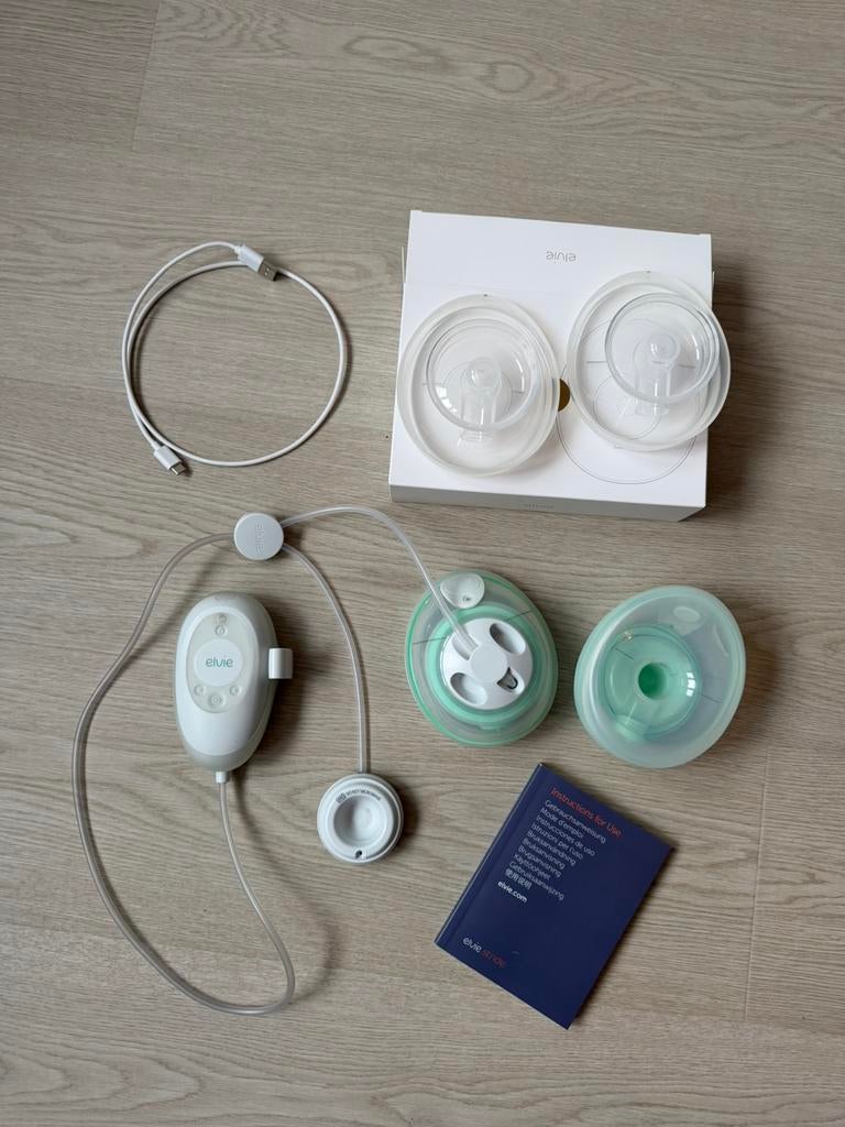 Elvie Stride Dubbele elektrische borstkolf, Kinderen en Baby's, Babyvoeding en Toebehoren, Ophalen of Verzenden, Zo goed als nieuw