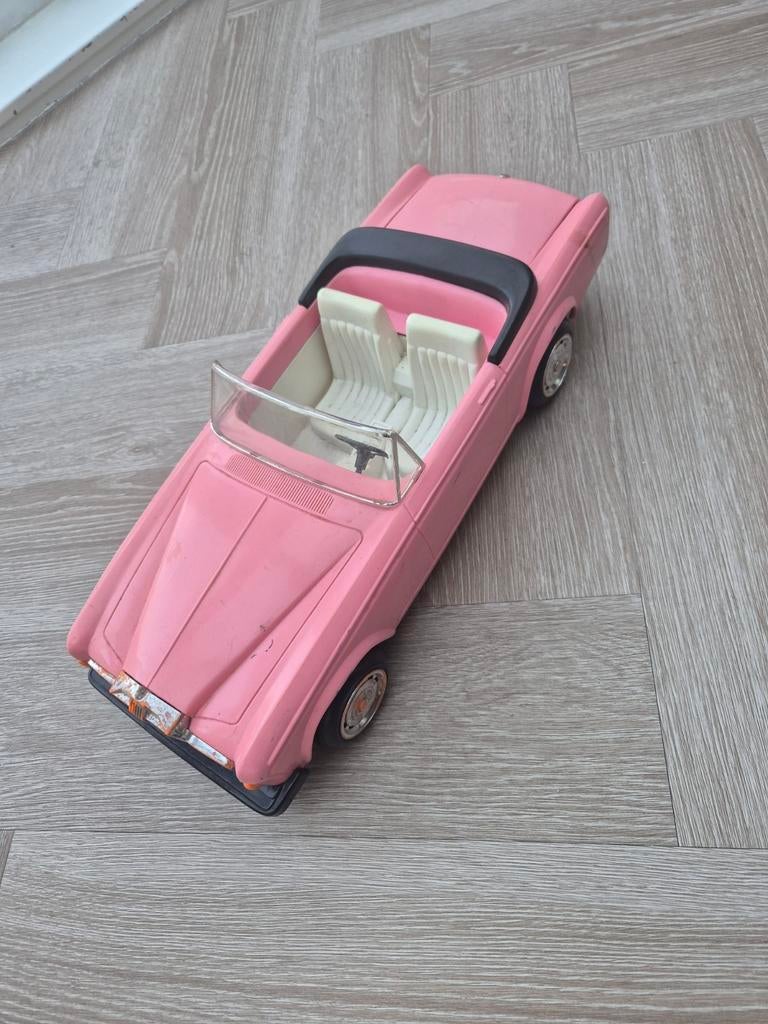 Vintage auto roze / barbie auto, Ophalen of Verzenden, Gebruikt