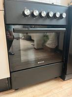 Wiggo WO-E603R(BB) Gasfornuis - Zwart - 60cm, Witgoed en Apparatuur, Fornuizen, Ophalen, Gebruikt, 60 cm of meer, 4 kookzones