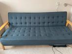 Blauwe slaapbank Mørteens 3 zits, Ophalen, Overige materialen, Gebruikt, Driepersoons