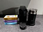 Krups Nespresso Machine + Melkschuimer, Witgoed en Apparatuur, Koffiezetapparaten, 10 kopjes of meer, Koffiemachine, Ophalen of Verzenden