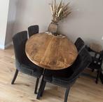Velvet eetkamerstoelen., Huis en Inrichting, Stoelen, Ophalen of Verzenden, Zo goed als nieuw, Overige kleuren, Vier