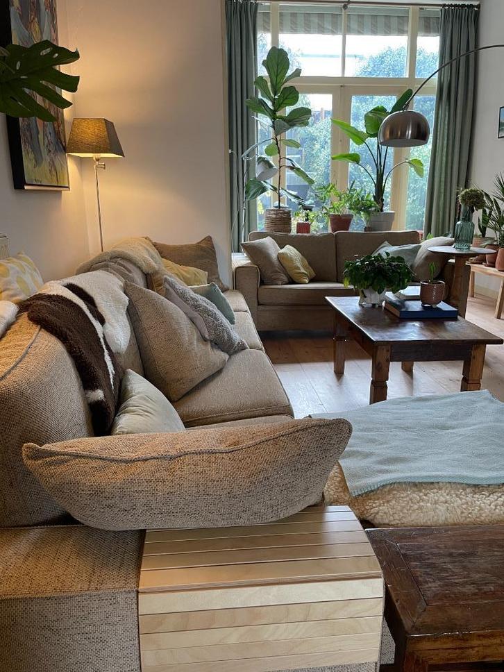 Modulaire banken, Huis en Inrichting, Banken | Complete zithoeken, Zo goed als nieuw, Kunststof, Overige materialen, Ophalen