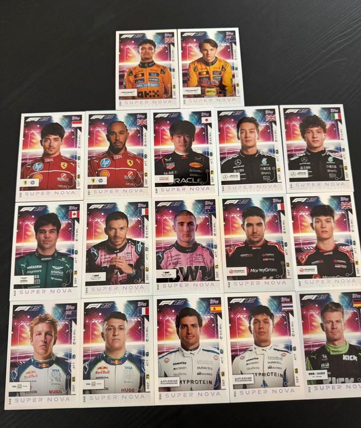 F1 Turbo Attax 2025 Super Nova, Verzamelen, Automerken, Motoren en Formule 1, Zo goed als nieuw, Formule 1, Ophalen of Verzenden