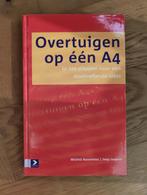 Overtuigen op één A4 - Michiel Boswinkel, Ophalen of Verzenden, Zo goed als nieuw, Economie en Marketing, Michiel Boswinkel, Joep Jaspers