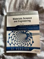 Materials of Science and Engineering, Ophalen of Verzenden, Zo goed als nieuw, Programmeertaal of Theorie