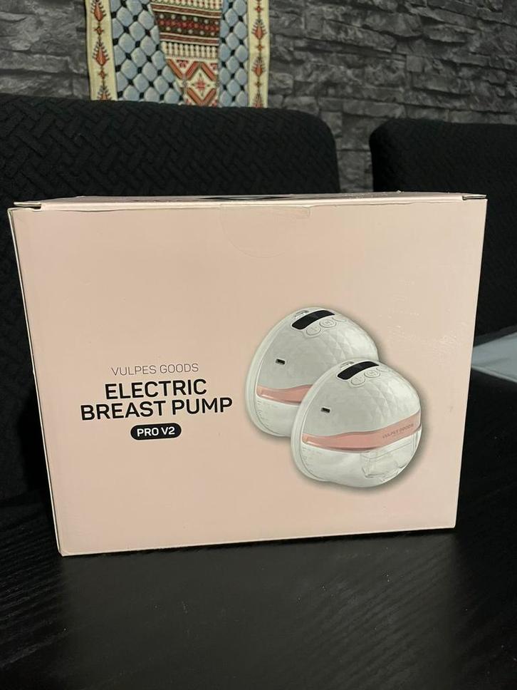 Vulpes Goods BPA-VRIJ elektrische handsfree borst pomp, Kinderen en Baby's, Babyvoeding en Toebehoren, Zo goed als nieuw, Borstkolf