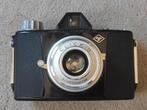 Agfa Click II analoge 6x6 rolfilm fotocamera + paraattas, Ophalen of Verzenden, Gebruikt, Compact, Overige Merken